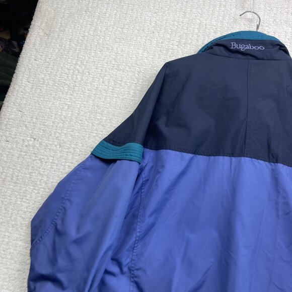 Vintage Columbia Windbreaker Jacket Women Size S Bugaboo Blue GreenPurple - Picture 15 of 16